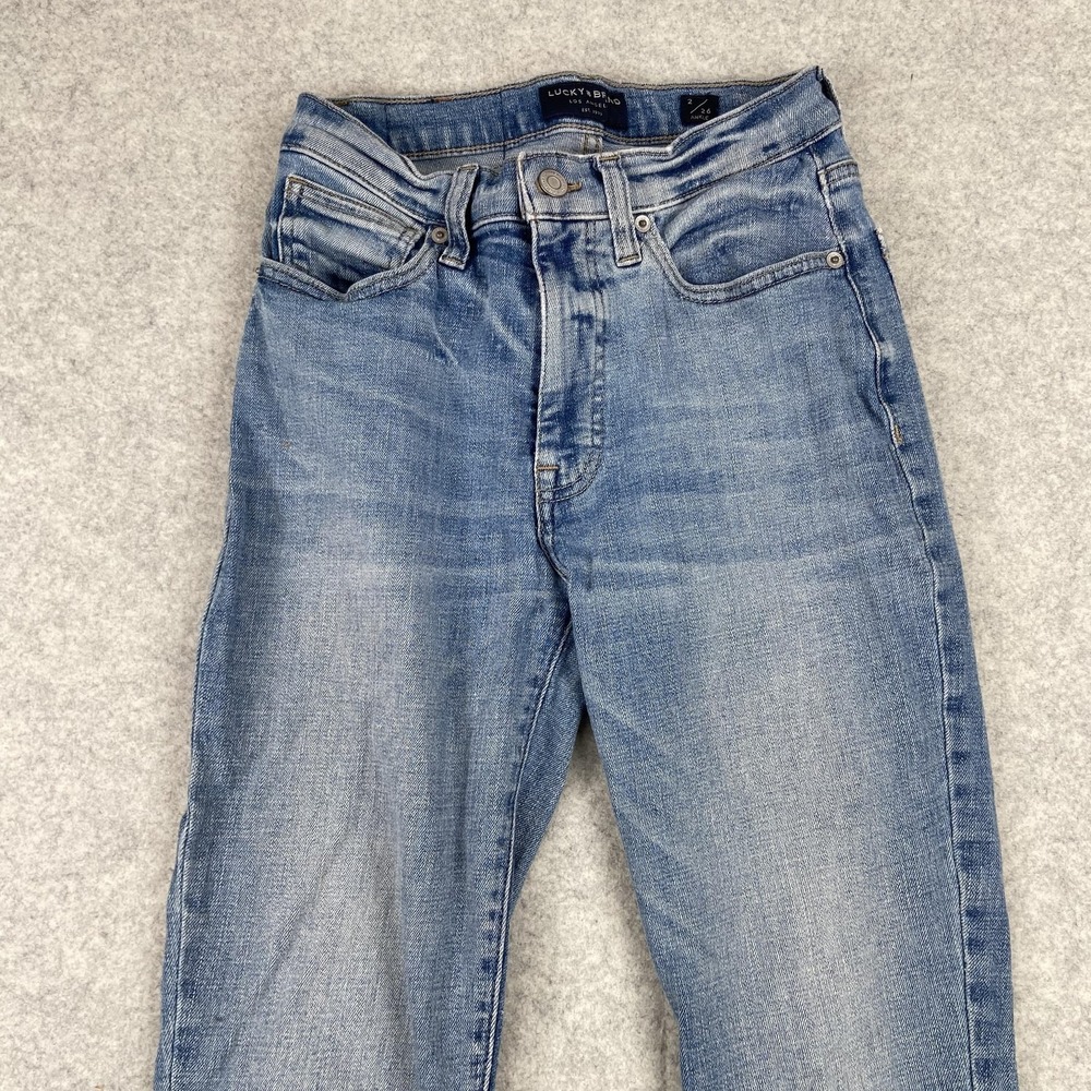 Lucky Brand Bridgette Skinny Jeans Womens 2/26 Blue High Rise Denim Ankle 25x25